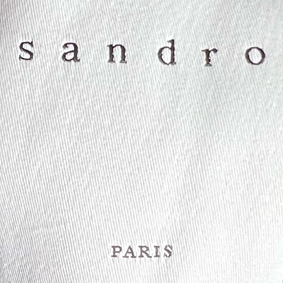 New With Tags SANDRO PARIS SHORT SLEEVE MENS STRIPED SHIRT - Picture 3 of 5